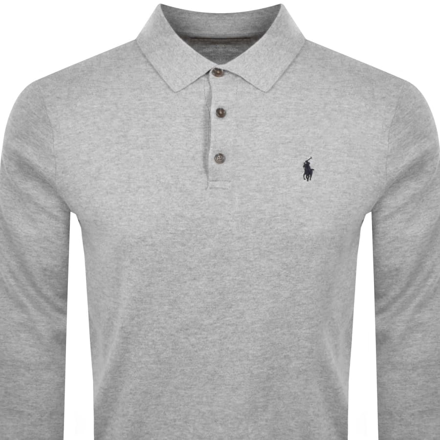 Image number 2 for Ralph Lauren Polo Knitted Jumper Grey