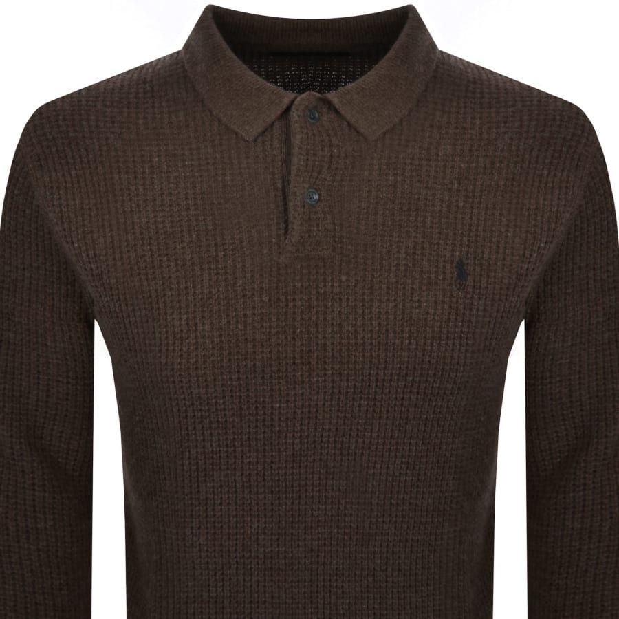 Image number 2 for Ralph Lauren Knit Jumper Brown
