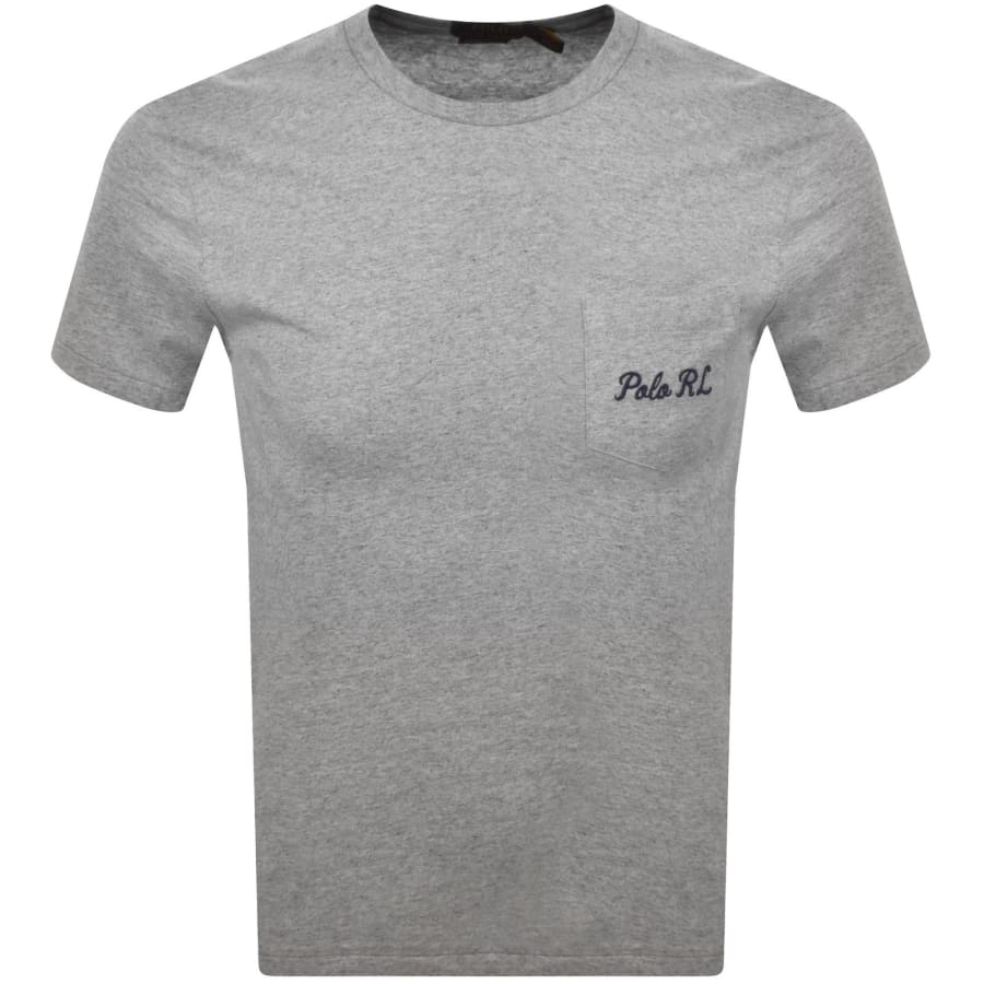Image number 2 for Ralph Lauren Heritage Bear T Shirt Grey