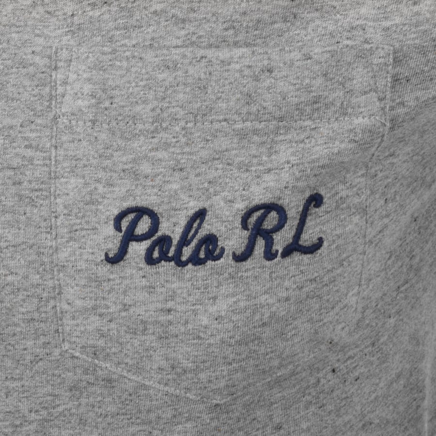 Image number 4 for Ralph Lauren Heritage Bear T Shirt Grey