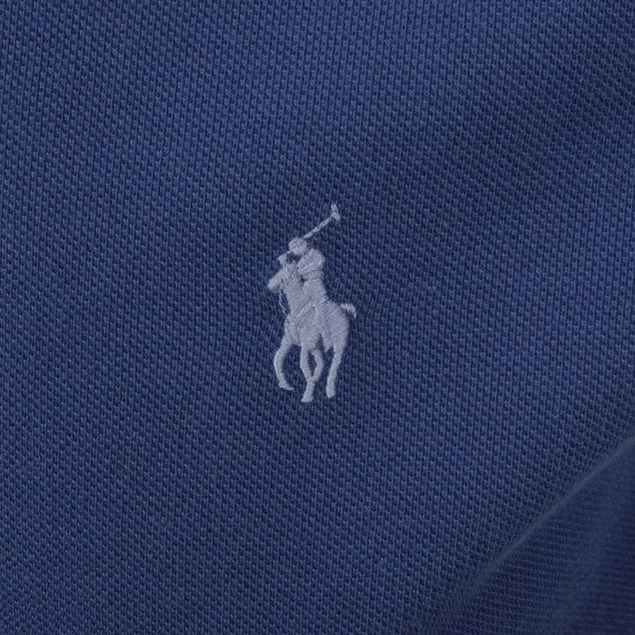 Image number 3 for Ralph Lauren Long Sleeved Polo T Shirt Blue