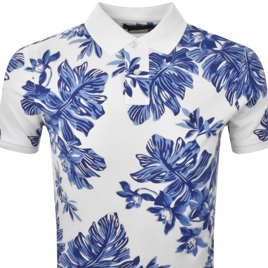 Image number 2 for Ralph Lauren Slim Fit Polo T Shirt White