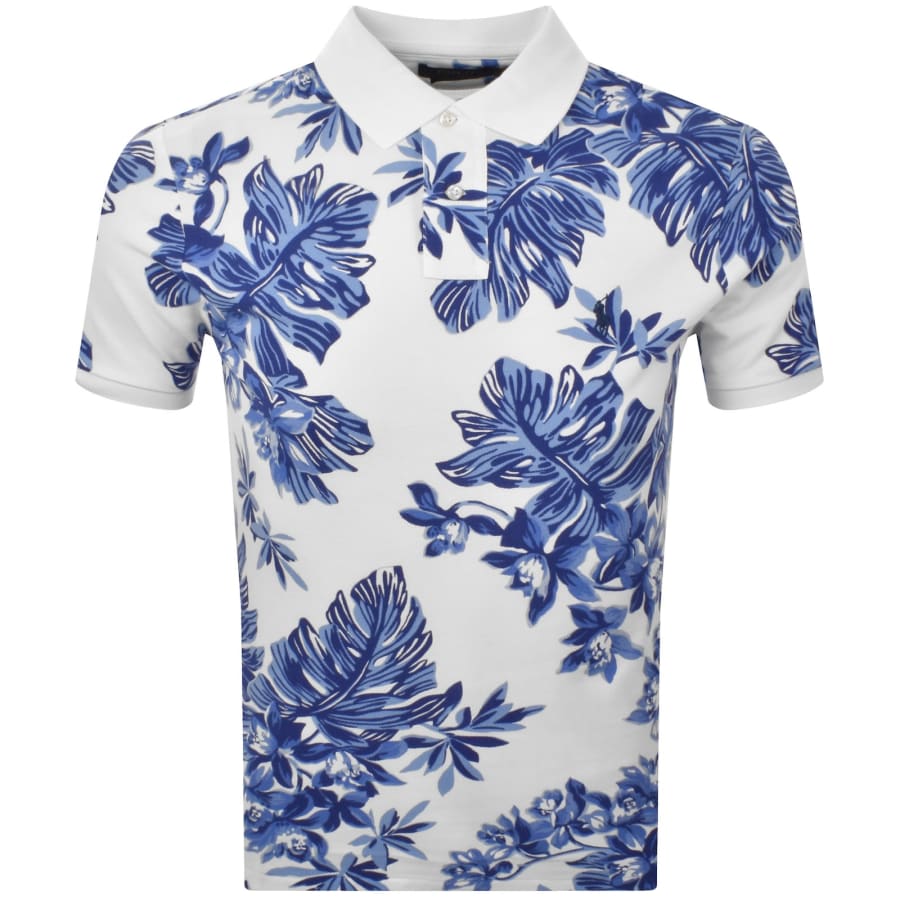 Image number 1 for Ralph Lauren Slim Fit Polo T Shirt White