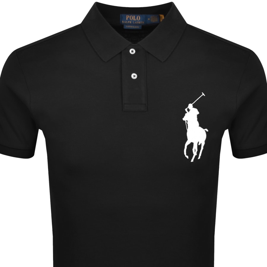 Image number 2 for Ralph Lauren Logo Polo T Shirt Black