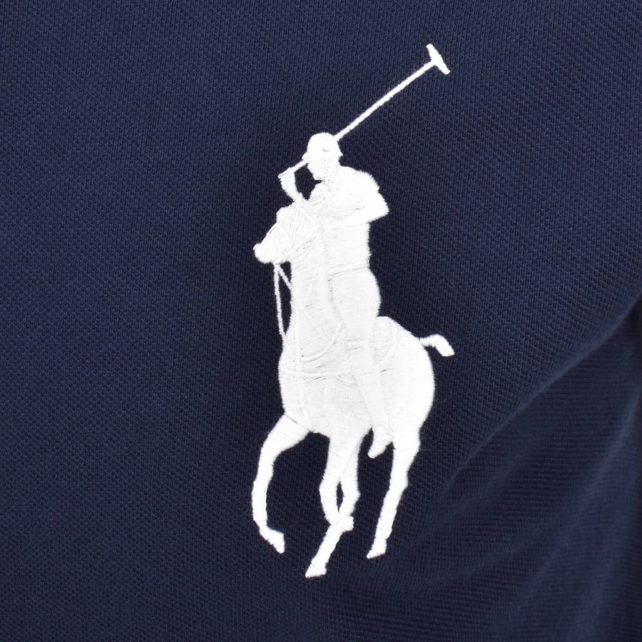 Image number 3 for Ralph Lauren Logo Polo T Shirt Navy
