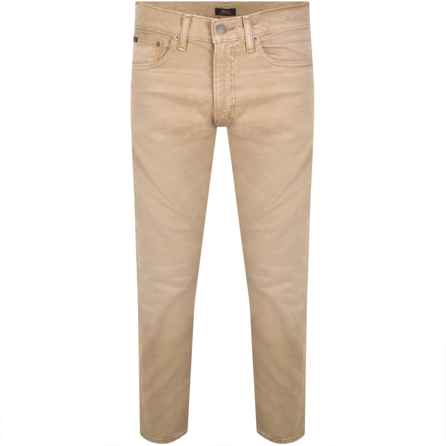 Image number 2 for Ralph Lauren Sullivan Slim Fit Jeans Beige