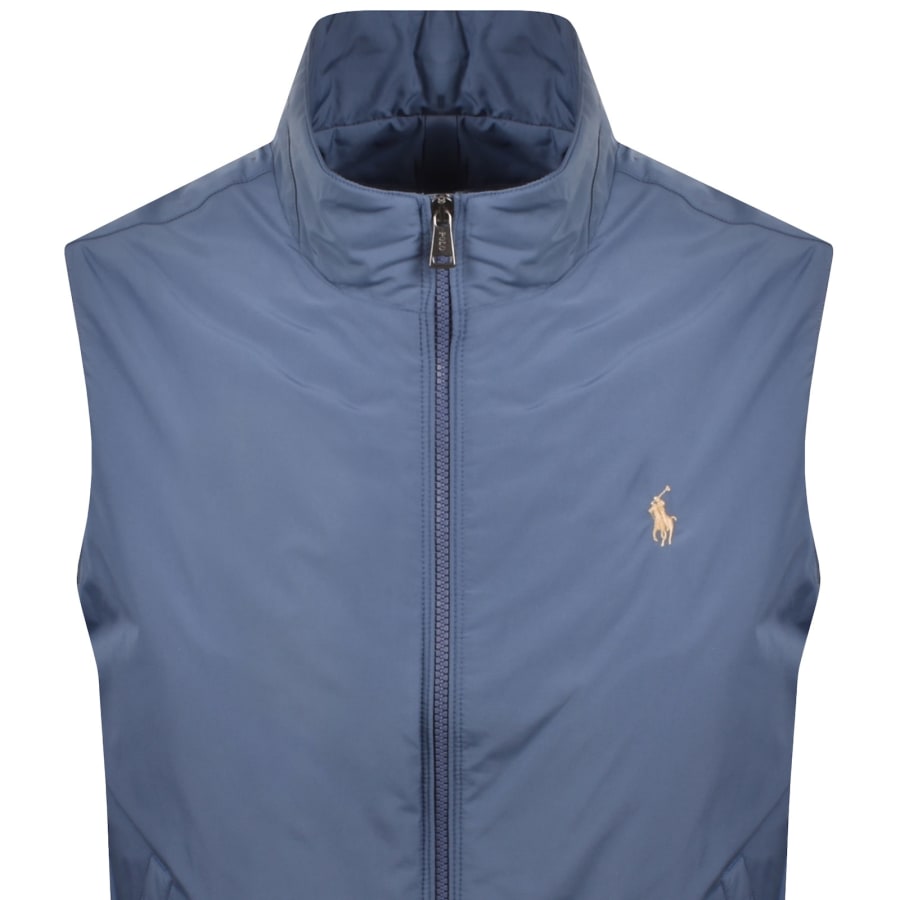Image number 2 for Ralph Lauren Packable Gilet Blue