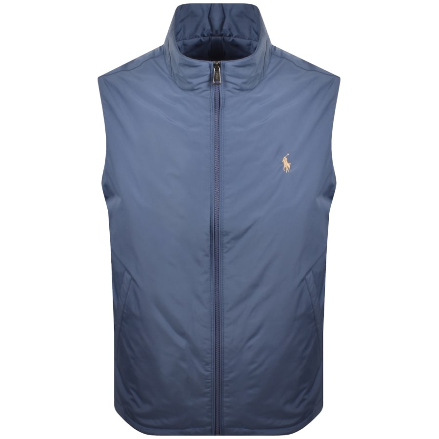 Image number 1 for Ralph Lauren Packable Gilet Blue