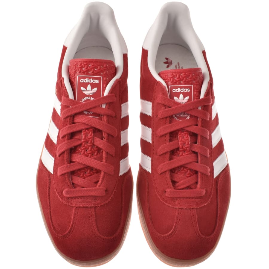 Image number 3 for adidas Originals Gazelle Trainers Red