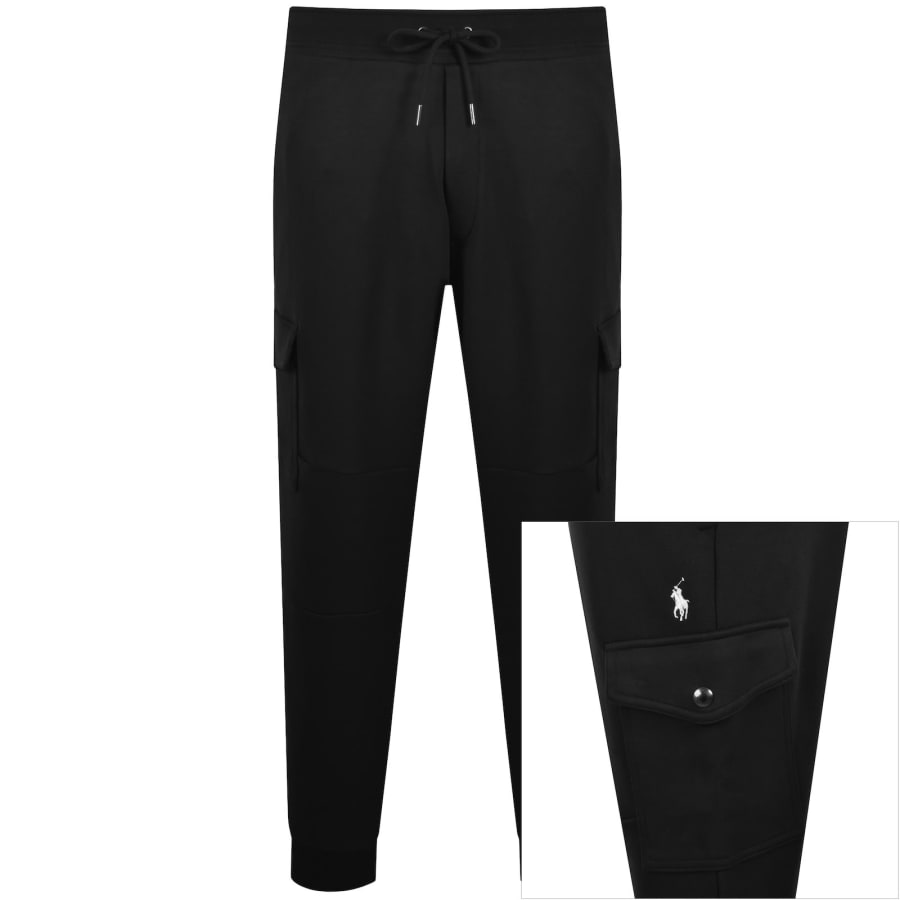 Image number 1 for Ralph Lauren Cargo Joggers Black