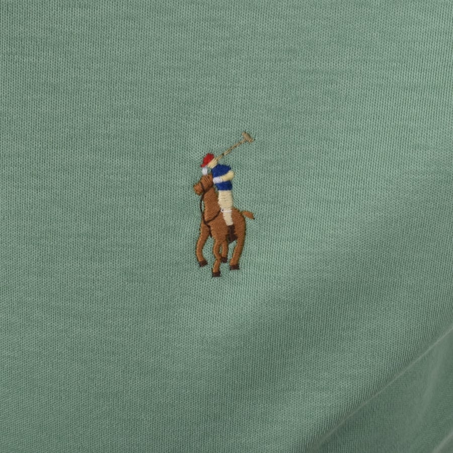 Image number 3 for Ralph Lauren Custom Slim Fit Polo T Shirt Green