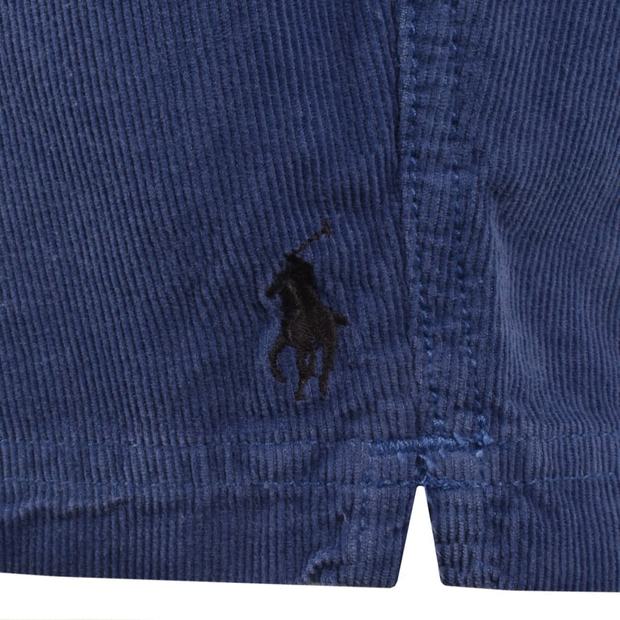 Image number 4 for Ralph Lauren Corduroy Shorts Blue
