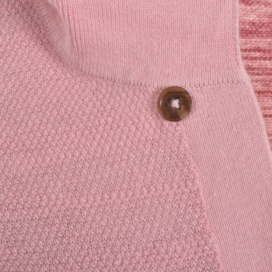Image number 4 for Ralph Lauren Textured Knit Polo T Shirt Pink