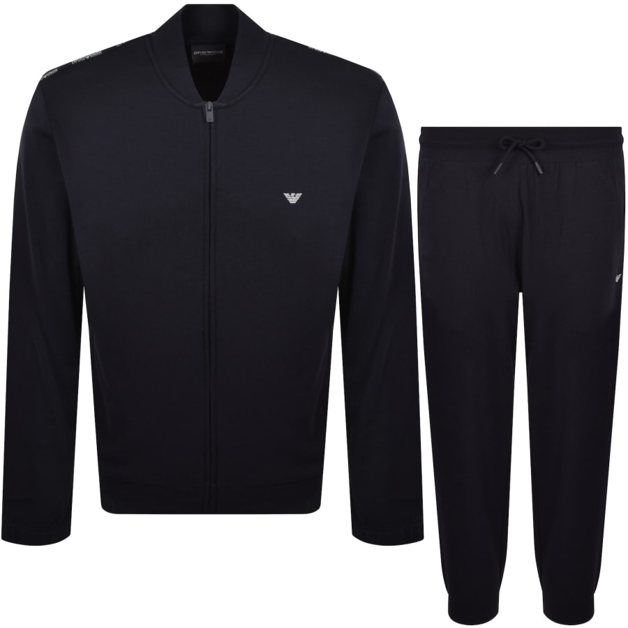 Image number 1 for Emporio Armani Lounge Tracksuit Navy