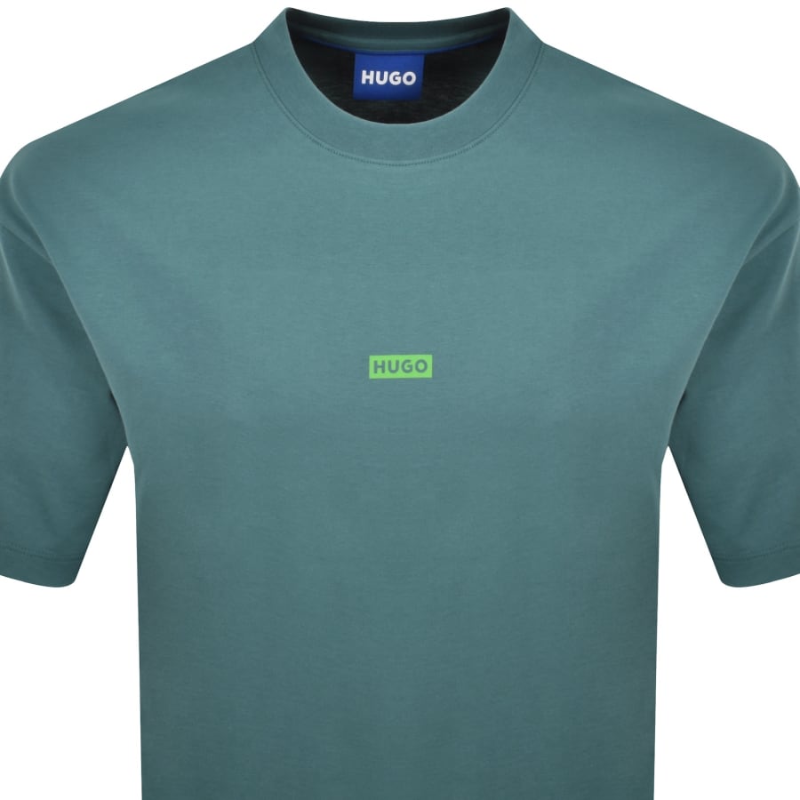 Image number 3 for HUGO Blue Nalono T Shirt Blue