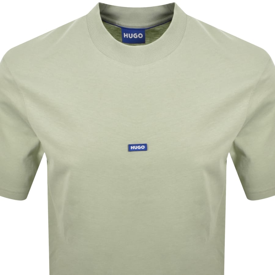 Image number 2 for HUGO Blue Nieros Logo T Shirt Green