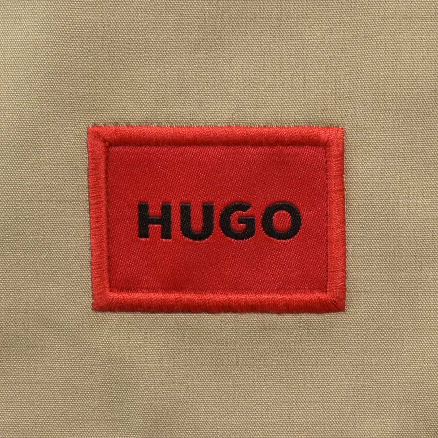Image number 3 for HUGO Evalom Overshirt Jacket Beige