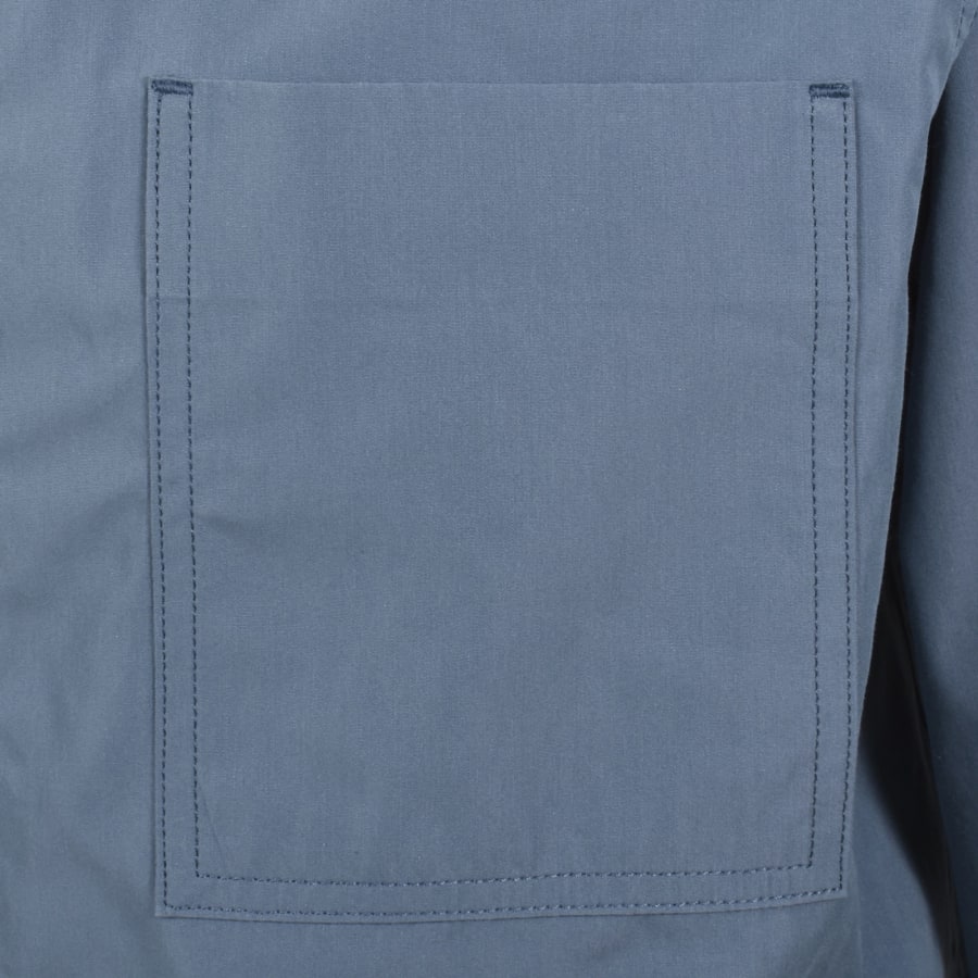 Image number 4 for HUGO Evalom Overshirt Jacket Blue