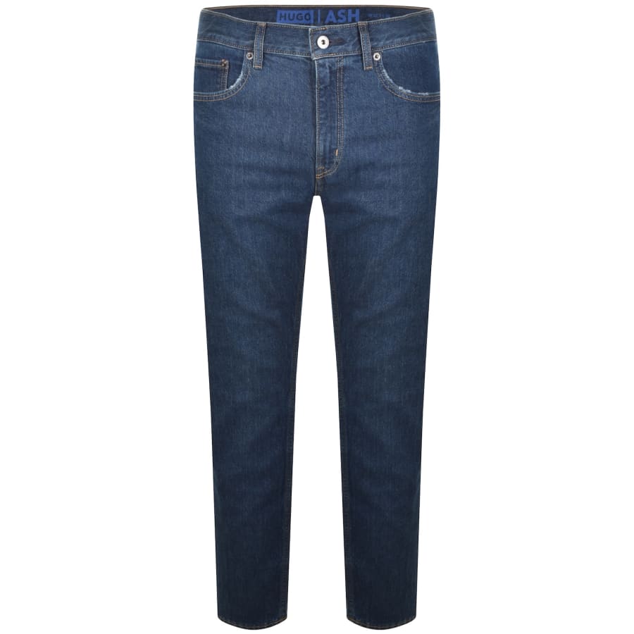 Image number 2 for HUGO Blue Slim Fit Ash Mid Wash Jeans