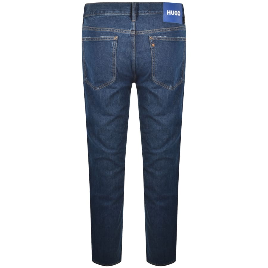 Image number 3 for HUGO Blue Slim Fit Ash Mid Wash Jeans