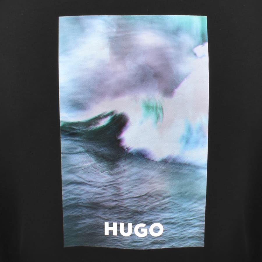 Image number 3 for HUGO Blue Atwork Sweatshirt Black