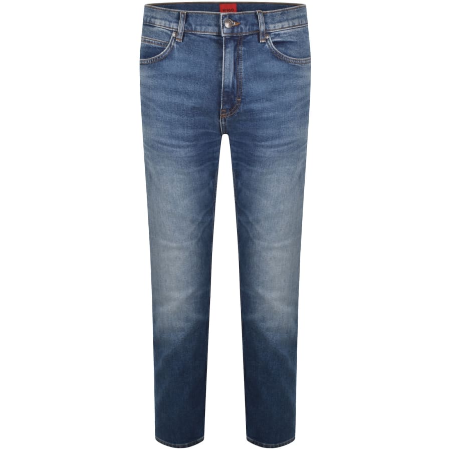 Image number 2 for HUGO 708 Slim Jeans Blue