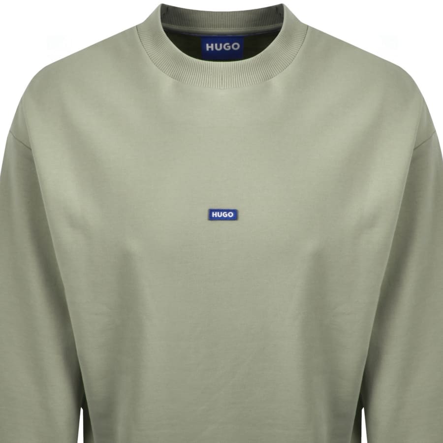 Image number 2 for HUGO Blue Nedro Sweatshirt Green