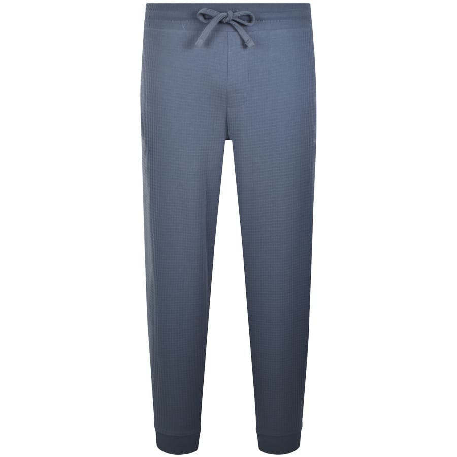 Image number 1 for HUGO Austin Waffle Joggers Blue