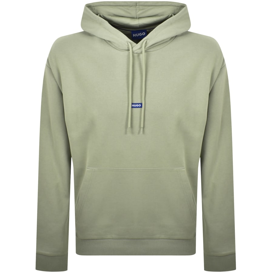Image number 1 for HUGO Blue Nalonso Hoodie Green