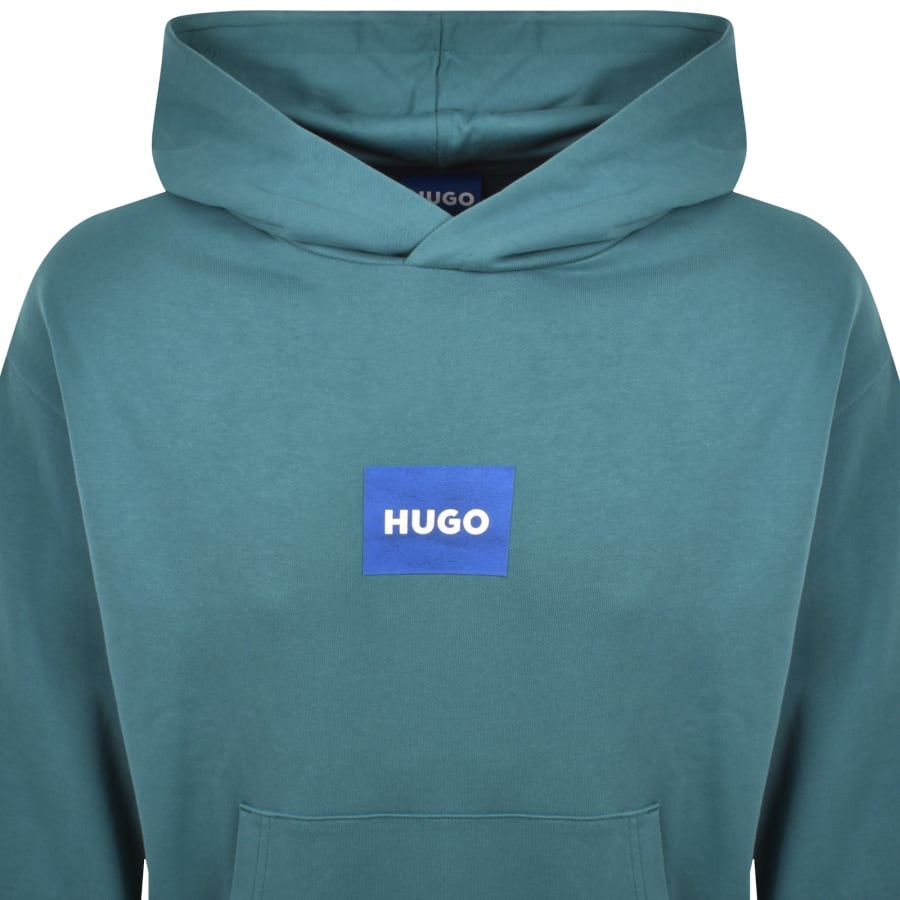 Image number 2 for HUGO Blue Nayohood Hoodie Blue