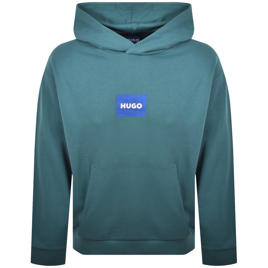 Image number 1 for HUGO Blue Nayohood Hoodie Blue