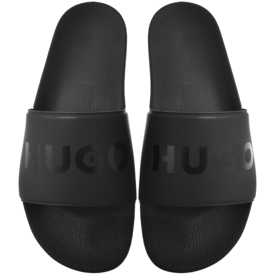 Image number 1 for HUGO Timein Sliders Open Black