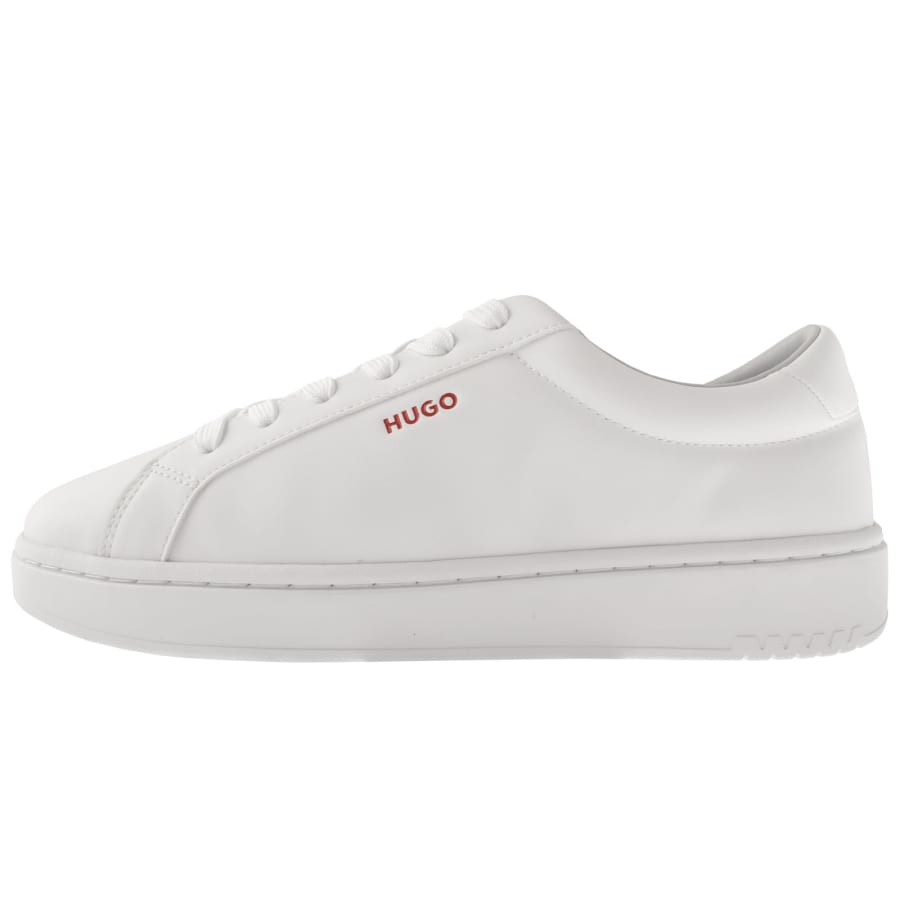 Image number 1 for HUGO Neston Tennis Trainers White