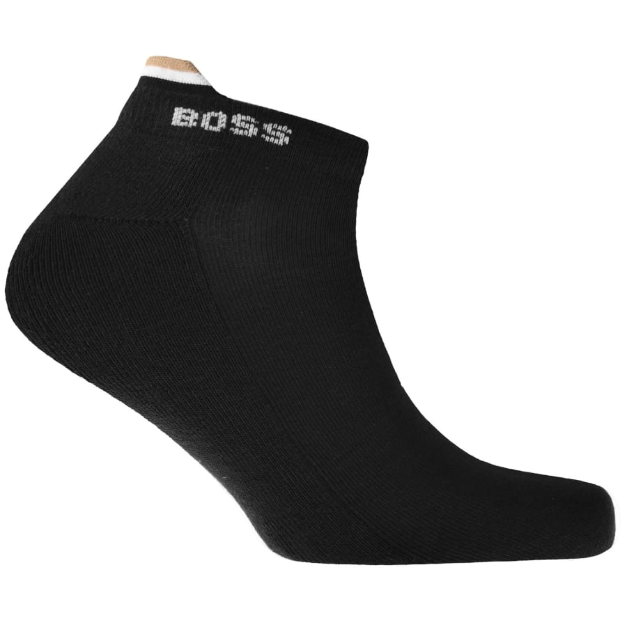 Image number 2 for BOSS 2 Pack Ankle Socks Black