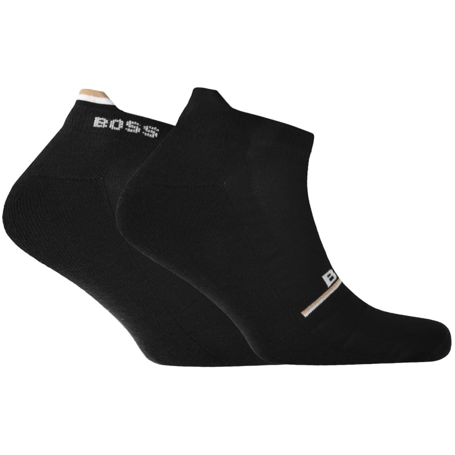 Image number 1 for BOSS 2 Pack Ankle Socks Black
