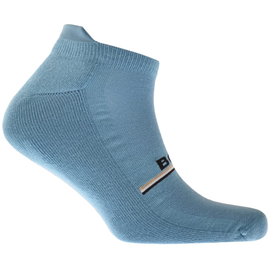 Image number 2 for BOSS 2 Pack Ankle Socks Blue