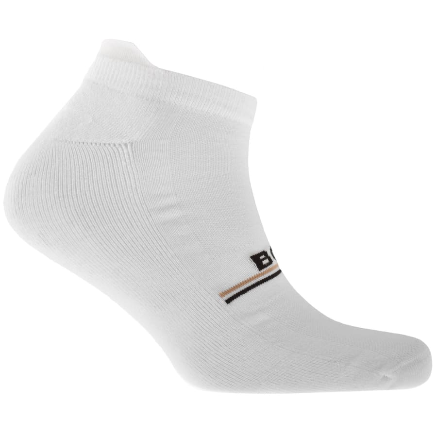 Image number 2 for BOSS 2 Pack Ankle Socks White