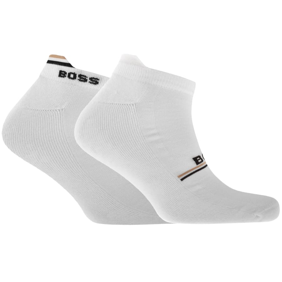 Image number 1 for BOSS 2 Pack Ankle Socks White