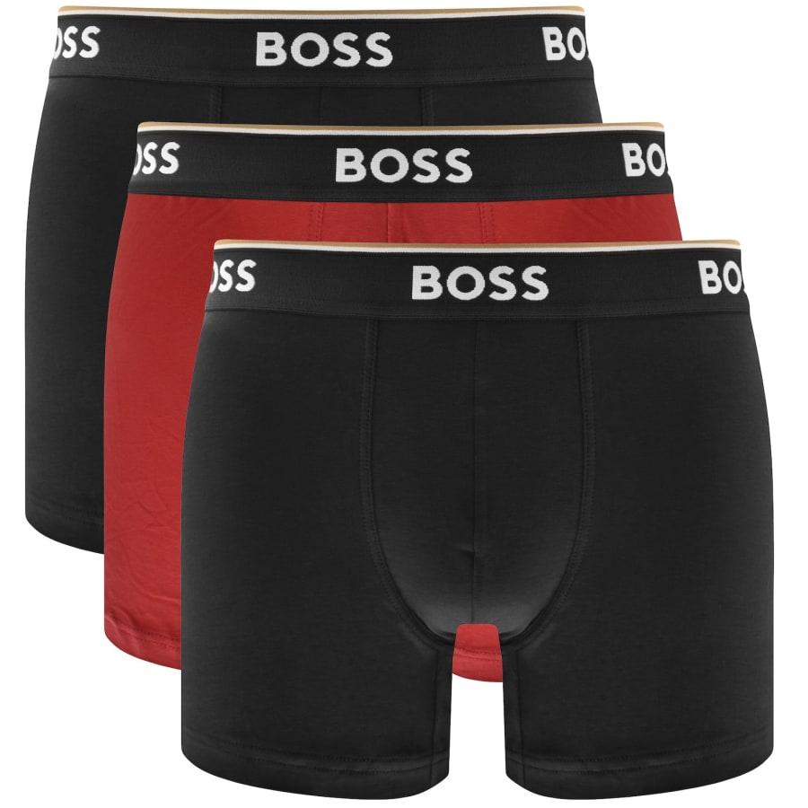 Image number 1 for BOSS Underwear 3 Pack Power Boxer Briefs