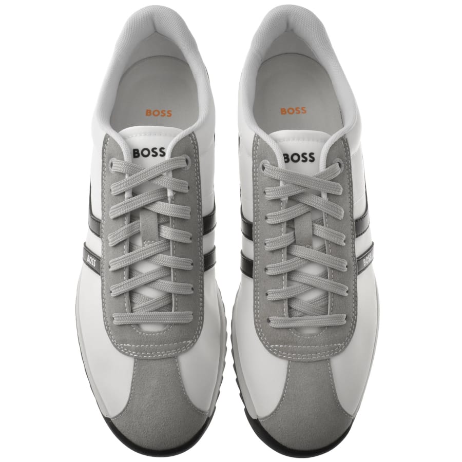 Image number 3 for BOSS Zayn Trainers Open Grey