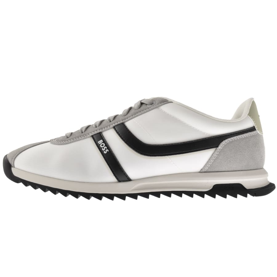 Image number 1 for BOSS Zayn Trainers Open Grey