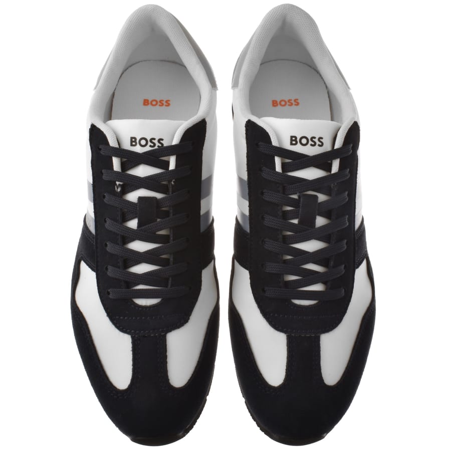 Image number 3 for BOSS Levon Runner Trainers Open Blue