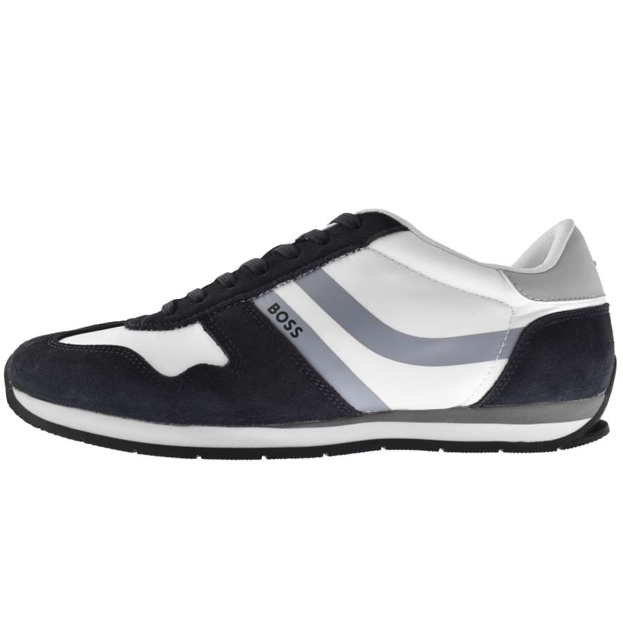 Image number 1 for BOSS Levon Runner Trainers Open Blue