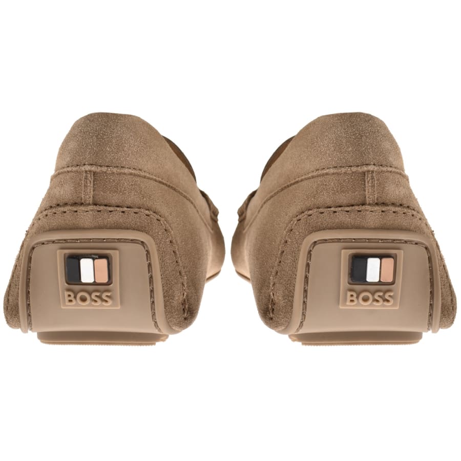 Image number 2 for BOSS Noel Moccasin Shoes Medium Beige