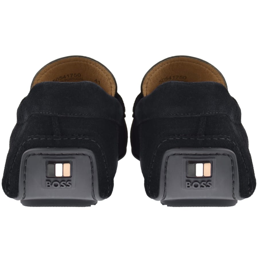 Image number 2 for BOSS Noel Moccasin Shoes Dark Blue