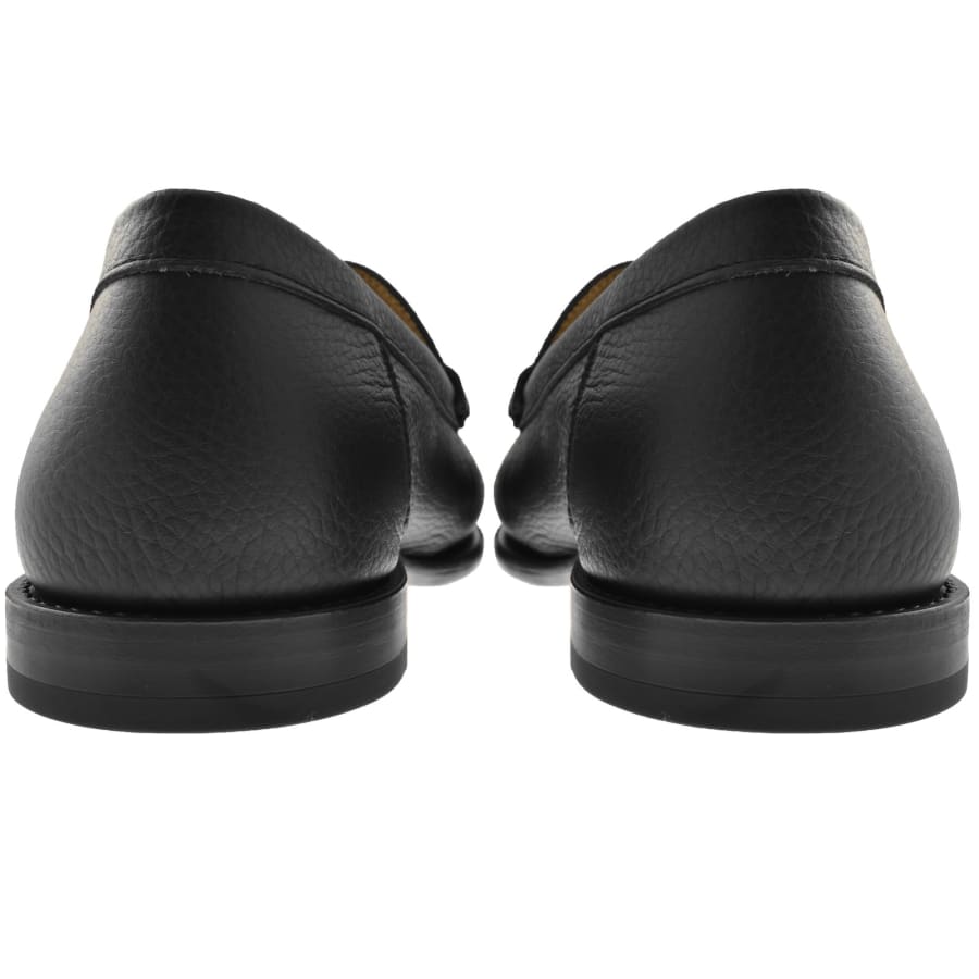 Image number 2 for BOSS Tevan Leather Moccasins Black