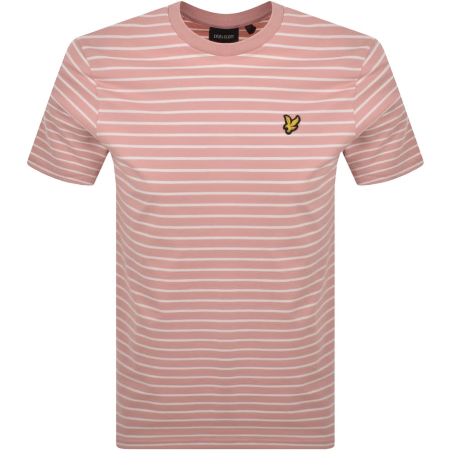 Image number 1 for Lyle And Scott Breton T Shirt Pink
