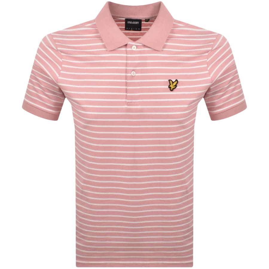 Image number 1 for Lyle And Scott Breton Polo T Shirt Pink