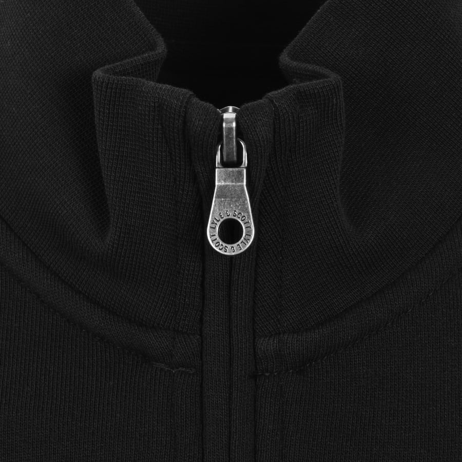 Image number 4 for Lyle And Scott Quarter Zip Sweatshirt Black