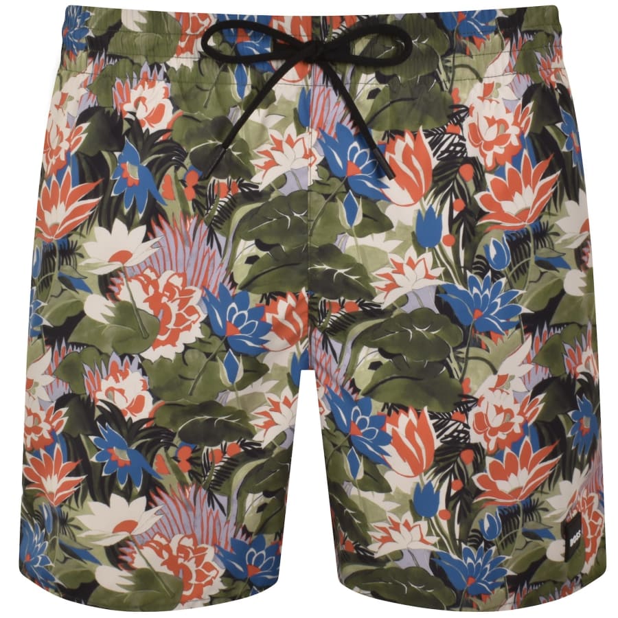 Image number 1 for BOSS Piranha Swim Shorts Green